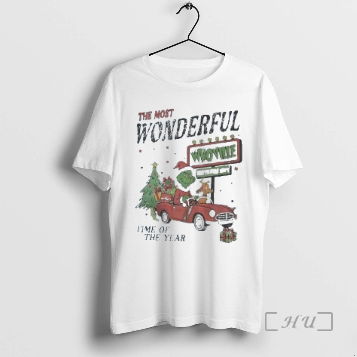 Trending Grinch Whoville The Most Wonderful Time Christmas Shirt Hoodie Sweatshirt | PurePodTees.com