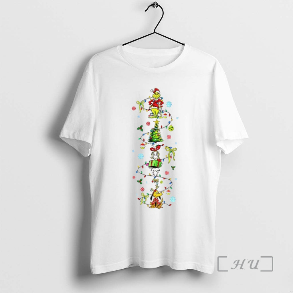 Trending Grinch And Friends The Most Wonderful Time Of The Year Christmas Light Premium Shirt Hoodie Sweatshirt