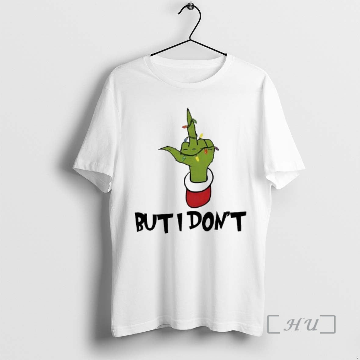 Trending Grinch Hand But I Dont Christmas Lights Shirt Hoodie Sweatshirt | PurePodTees.com
