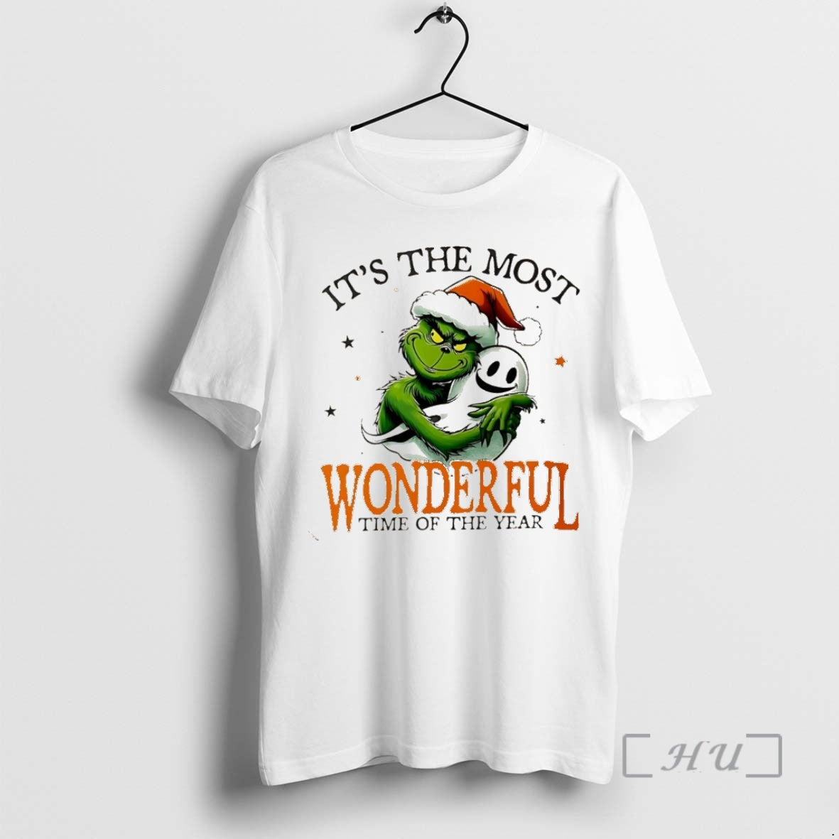 Trending Grinch Hug Ghost Its The Most Wonderful Time Of The Year Christmas Christmas Premium Shirt Hoodie Sweatshirt