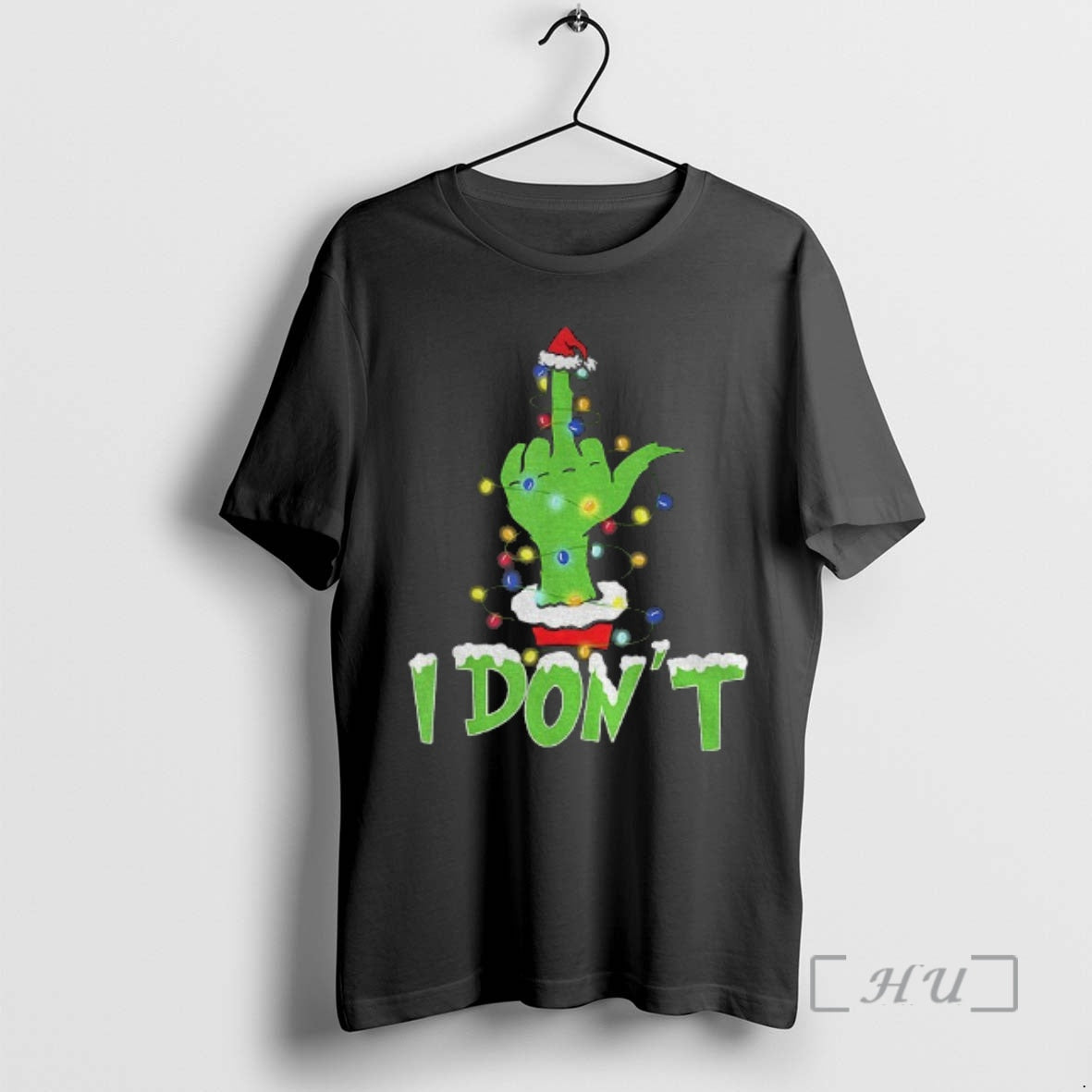 Trending Grinch Middle Finger I Dont Merry Christmas Shirt Hoodie Sweatshirt | PurePodTees.com