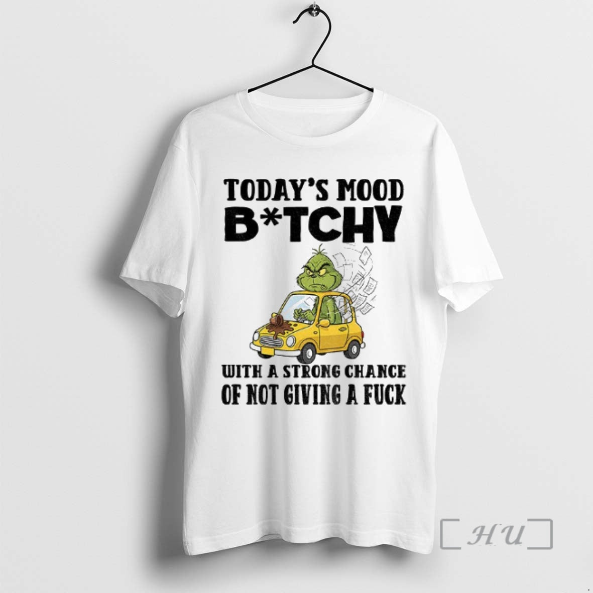 Trending Grinch Todays Mood Bitch With A Strong Chance Of Not Giving A Fuck Christmas Shirt Hoodie Sweatshirt