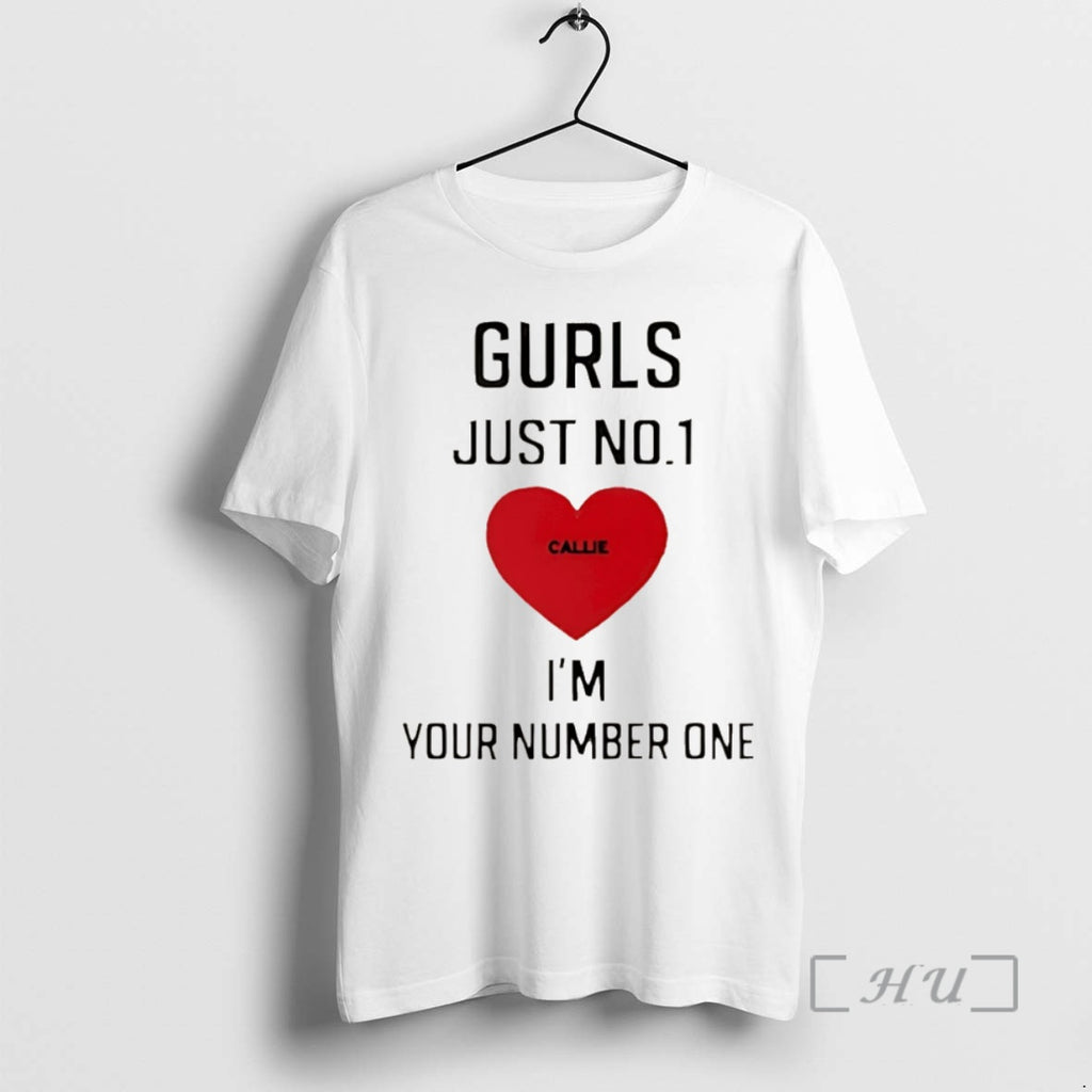 Trending Gurl Just No 1 Im Your Number One Christmas Shirt Hoodie Sweatshirt | PurePodTees.com