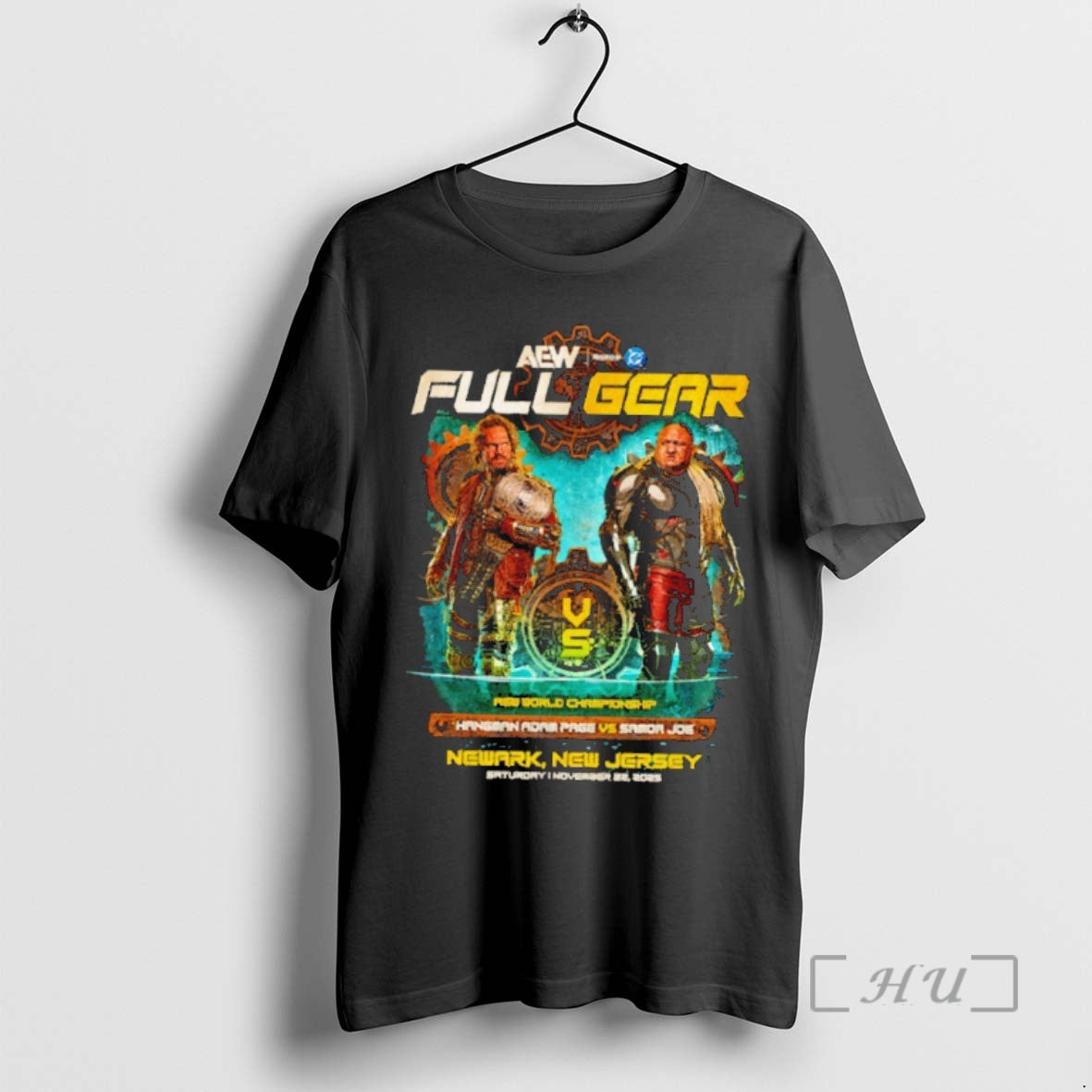 Trending Hangman Adam Page Vs Samoa Joe 2025 All Elite Wrestling Aew Full Gear Premium Shirt Hoodie Sweatshirt