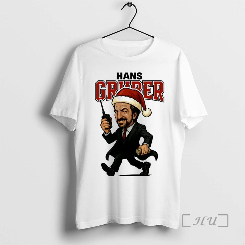 Trending Hans Gruber Die Hard Wishes You A Merry Christmas Shirt Hoodie Sweatshirt | PurePodTees.com