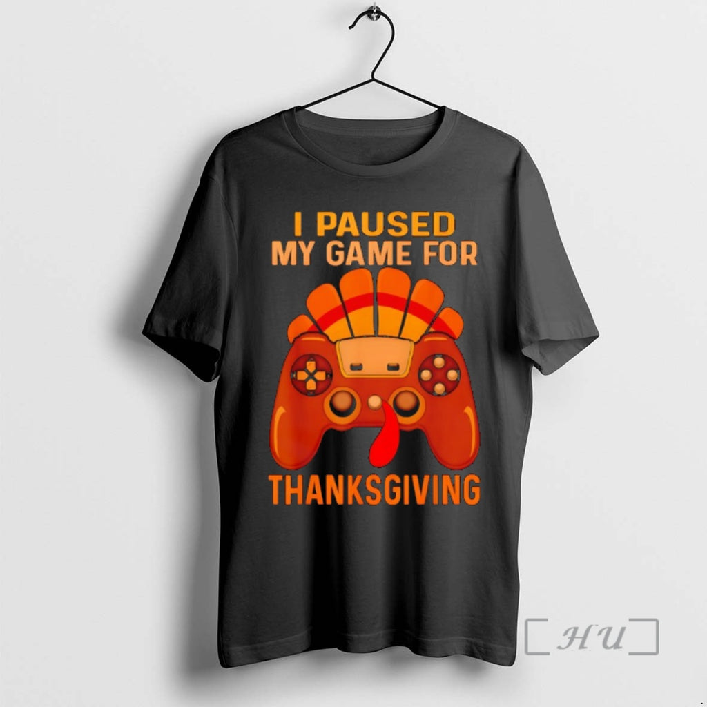 Trending Happy Thanksgiving Gaming Fall Turkey Gamer Shirt Hoodie Sweatshirt | PurePodTees.com