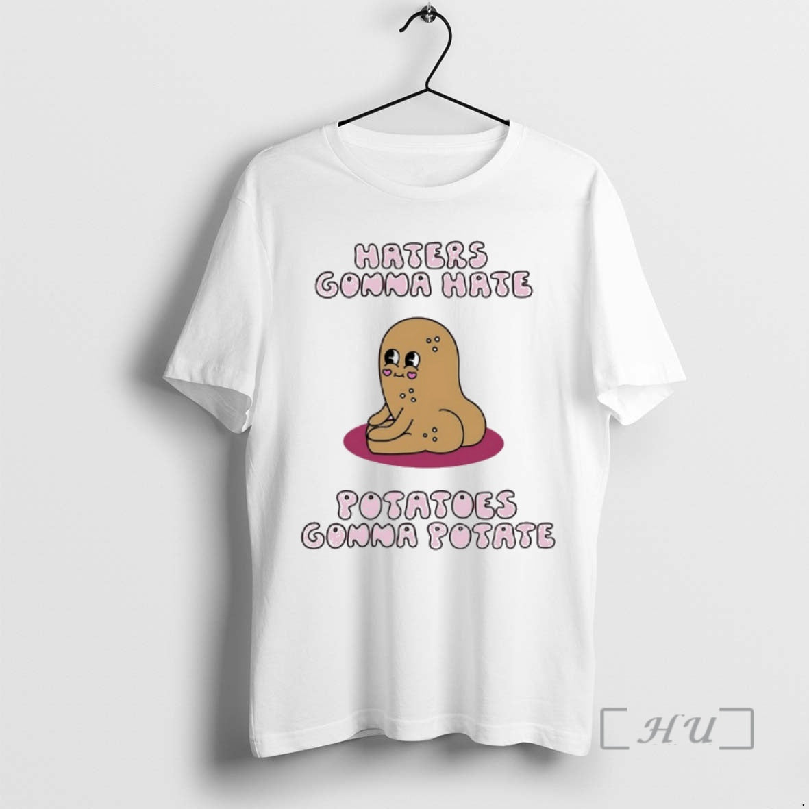 Trending Haters Gonna Hate Potatoes Gonna Potate Shirt Hoodie Sweatshirt | PurePodTees.com