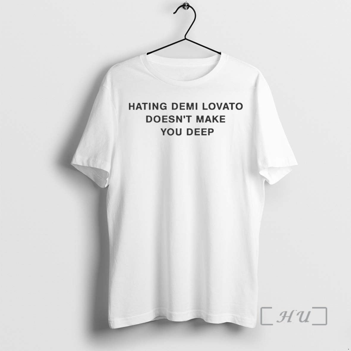 Trending Hating Demi Lovato Doesnt Make You Deep Circle Shirt Hoodie Sweatshirt | PurePodTees.com