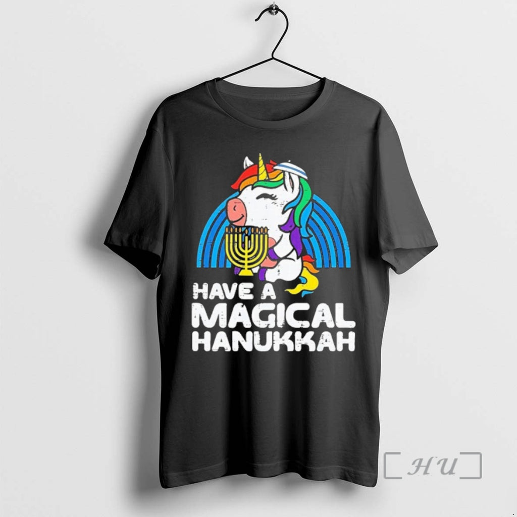 Trending Have Magical Hanukkah Unicorn Chanukah Shirt Hoodie Sweatshirt | PurePodTees.com