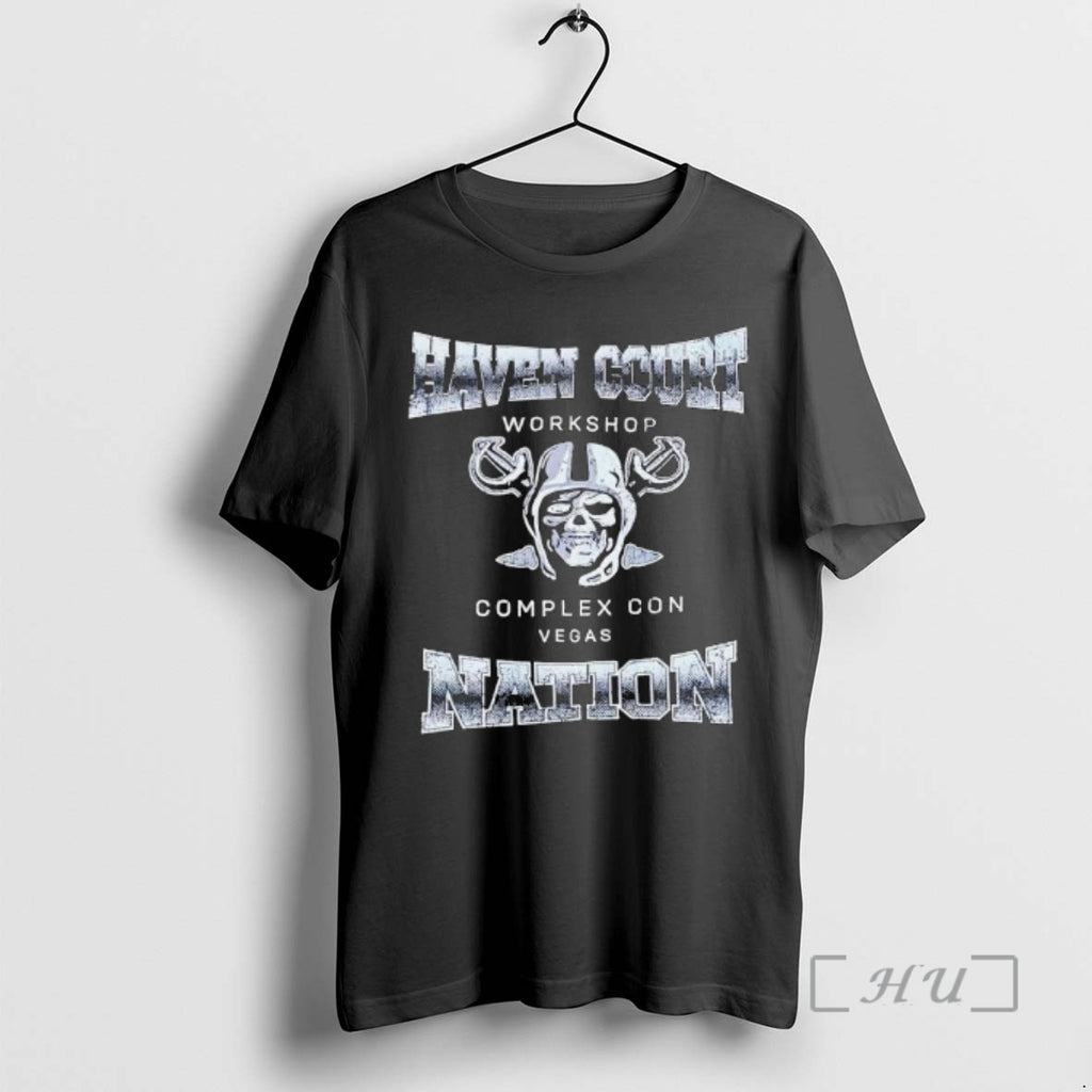 Trending Haven Court Nation Workshop Complex Con Skull Shirt Hoodie Sweatshirt | PurePodTees.com