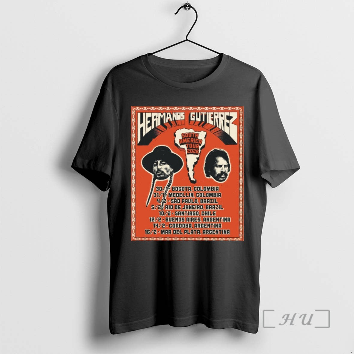 Trending Hermanos Gutierrez South America Tour 2026 1 30 Bogota Co 1 31 Medellin Co Shirt Hoodie Sweatshirt | PurePodTees.com
