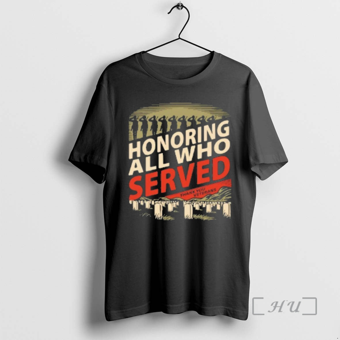 Trending Honoring All Who Served Thank You Veterans Shirt Hoodie Sweatshirt | PurePodTees.com