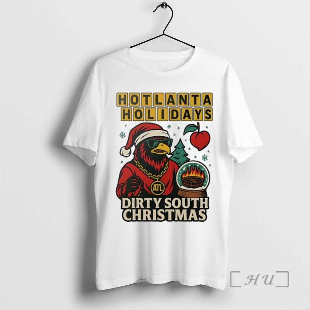 Trending Hotlanta Holidays Dirty South Christmas Ornaments White Shirt Hoodie Sweatshirt | PurePodTees.com