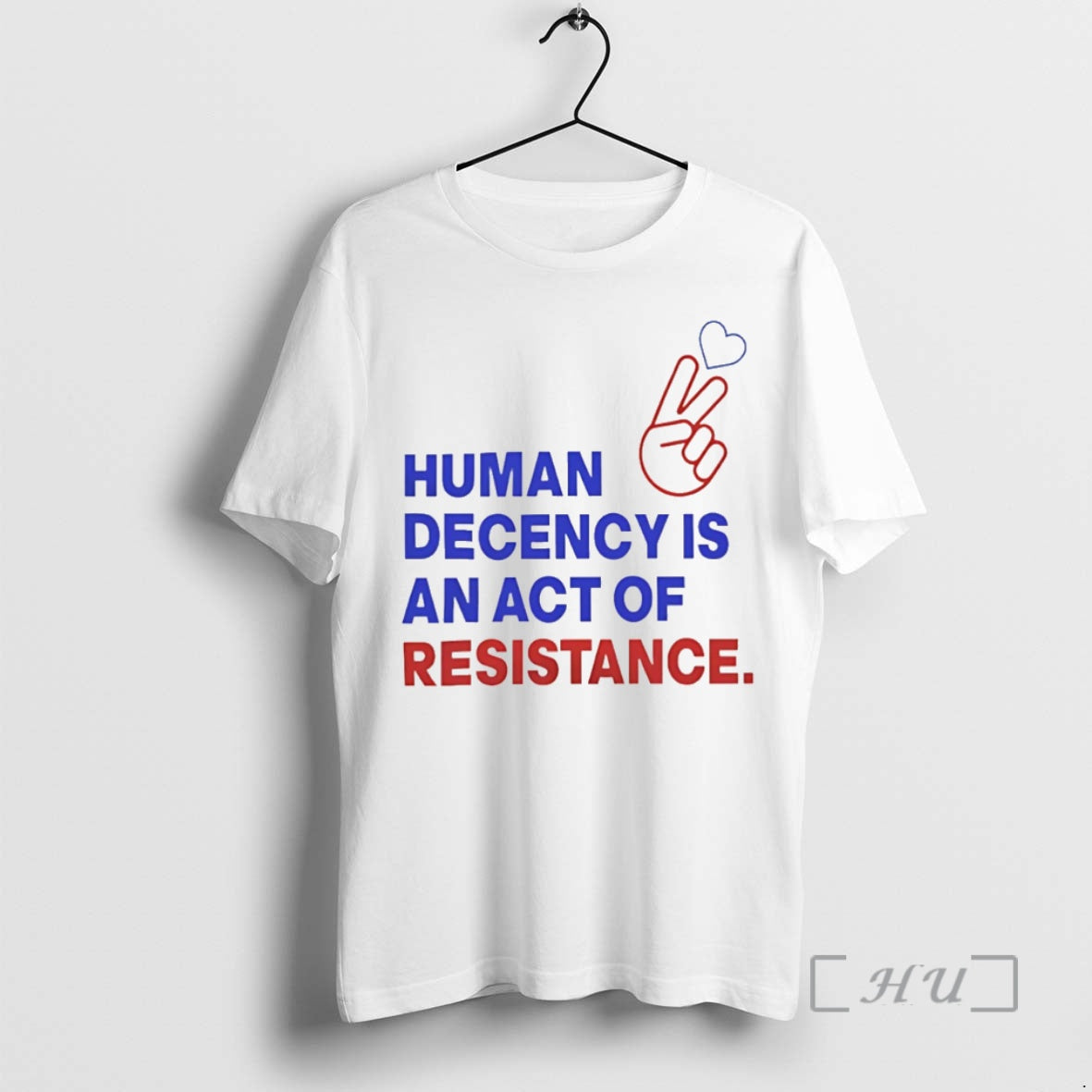 Trending Human Decency Is An Act Of Resistance Christmas Shirt Hoodie Sweatshirt | PurePodTees.com