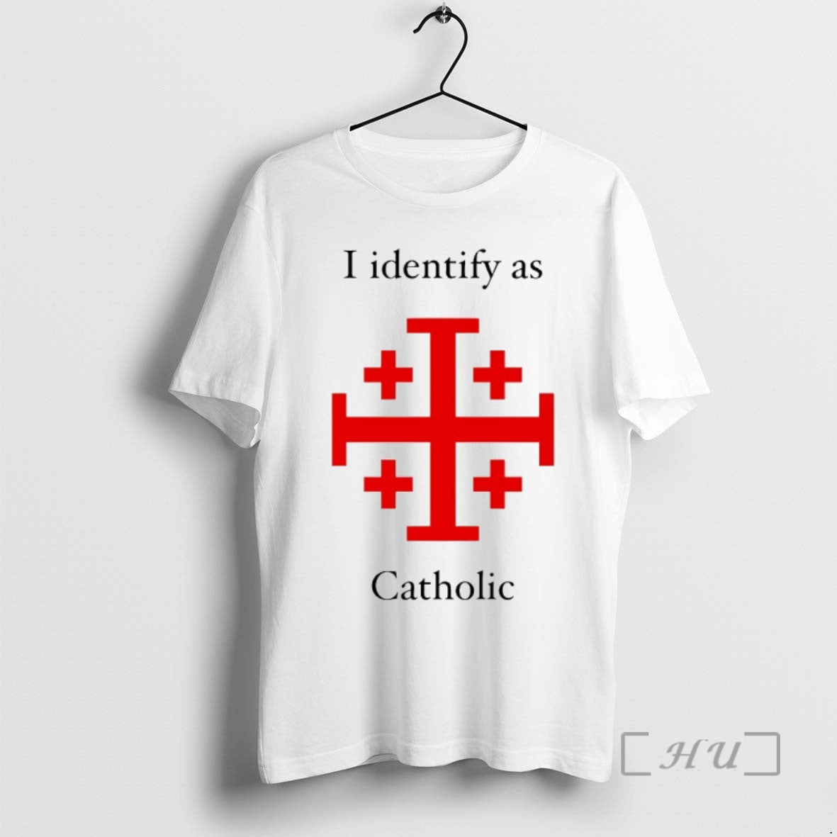 Trending I Identify As Catholic Shirt Hoodie Sweatshirt | PurePodTees.com