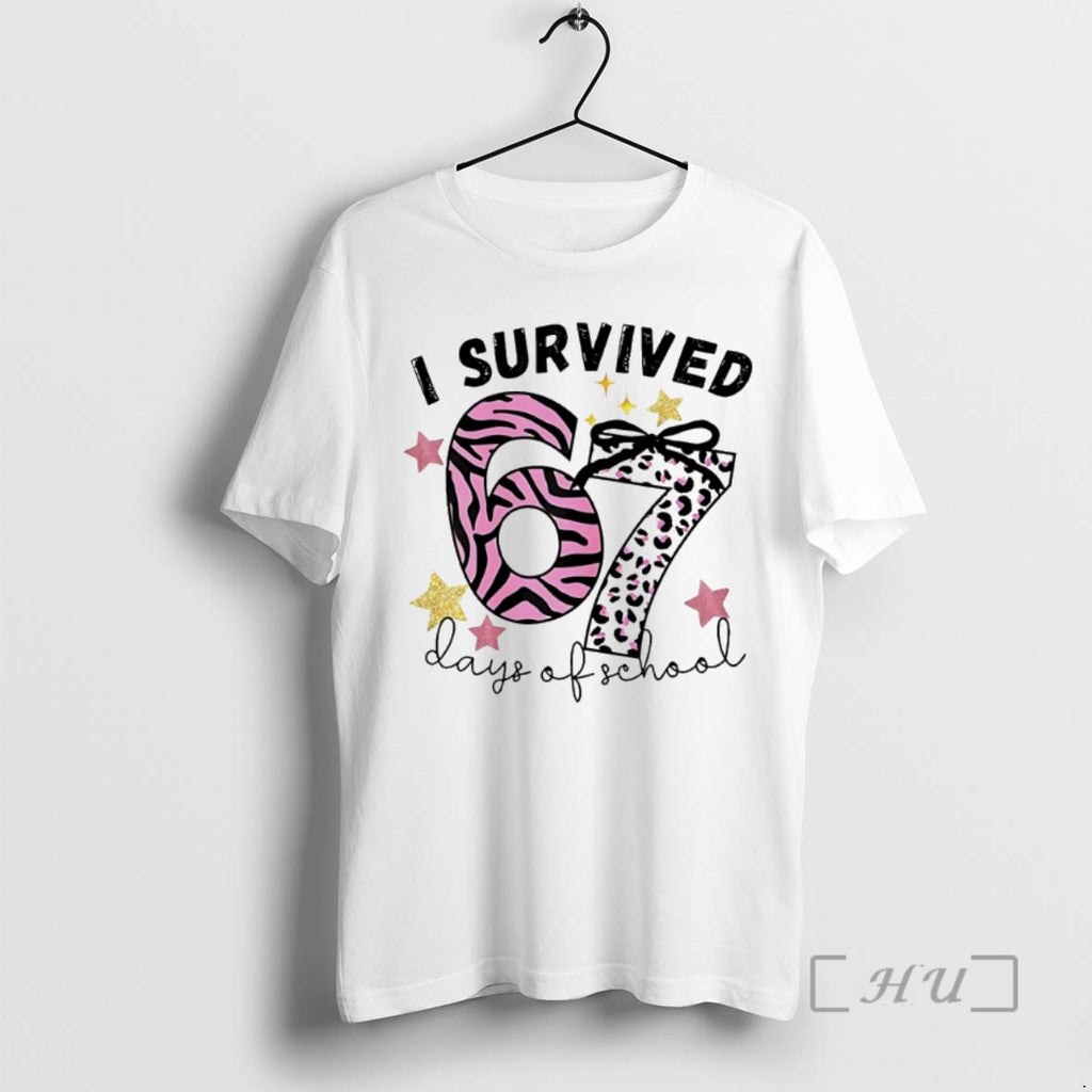 Trending I Survived Six Seven Days Of School Shirt Hoodie Sweatshirt | PurePodTees.com