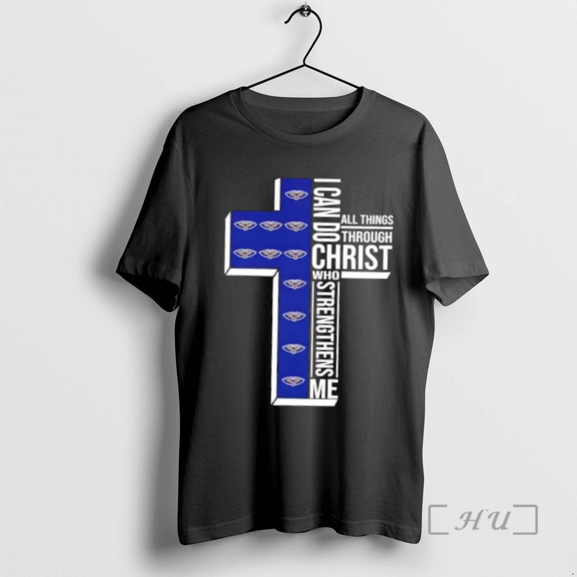 Trending I Can Do All Things Through Christ Who Strengthens Me New Orleans Pelicans Basketball Shirt Hoodie Sweatshirt