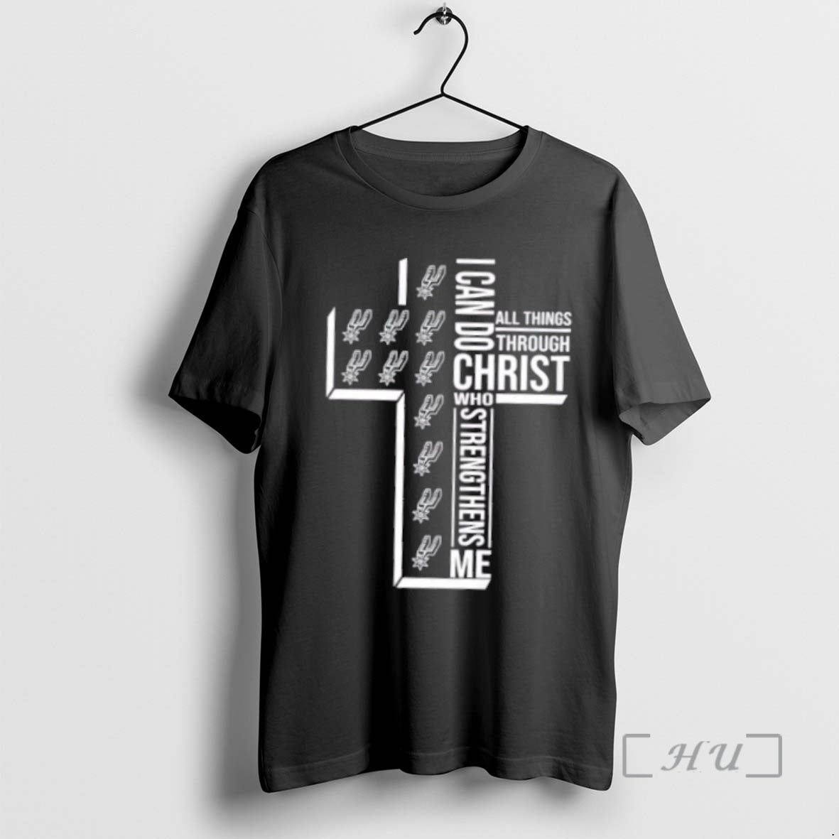 Trending I Can Do All Things Through Christ Who Strengthens Me San Antonio Spurs Basketball Shirt Hoodie Sweatshirt