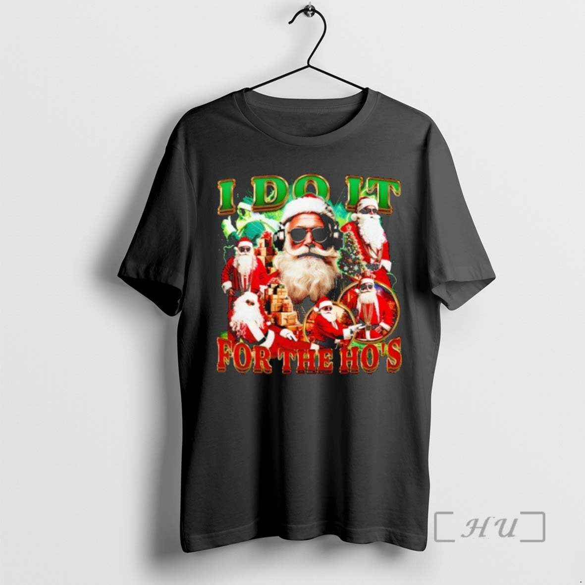 Trending I Do It For The Hos Christmas Shirt Hoodie Sweatshirt | PurePodTees.com
