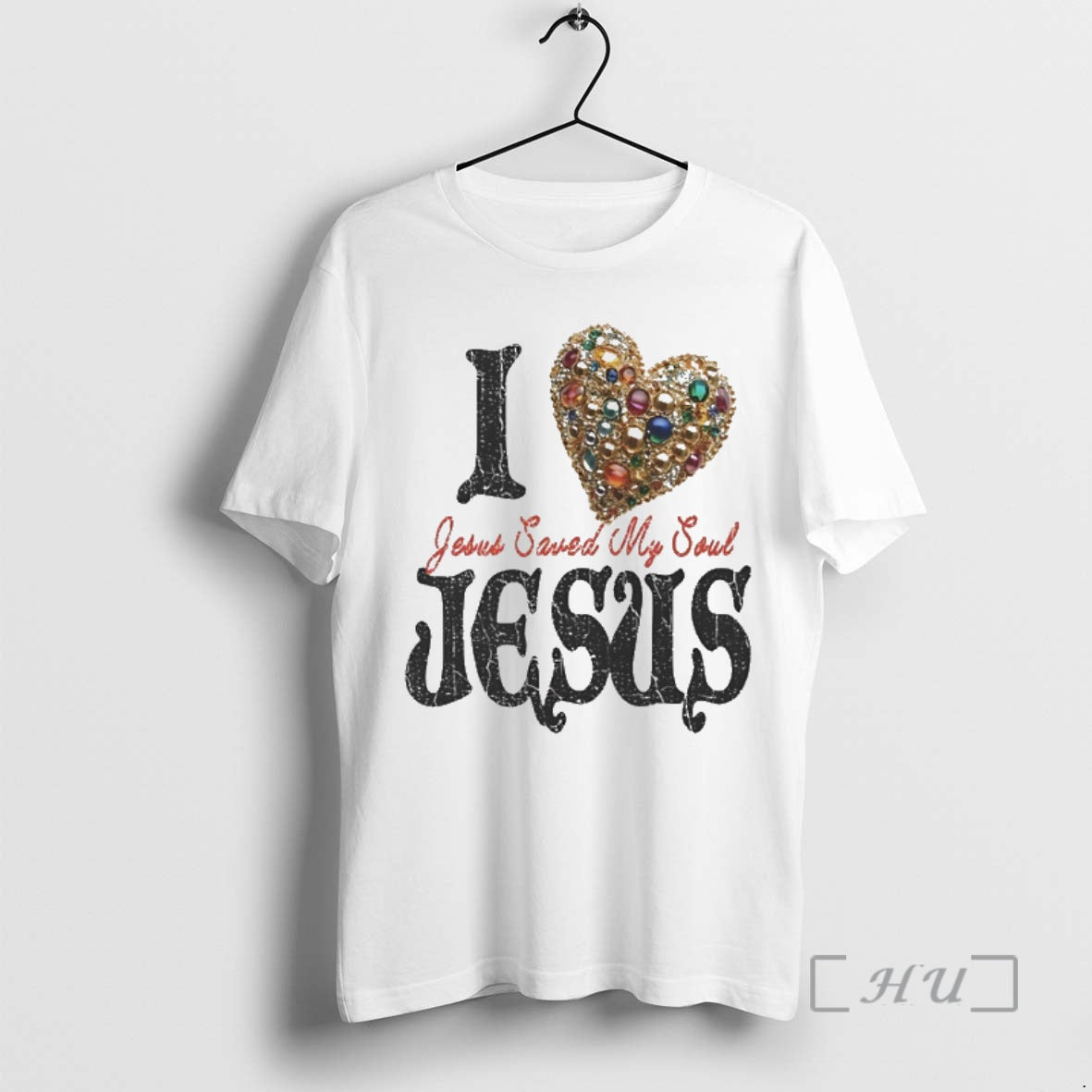 Trending I Love Jesus Saved My Soul Heart Diamond Shirt Hoodie Sweatshirt | PurePodTees.com