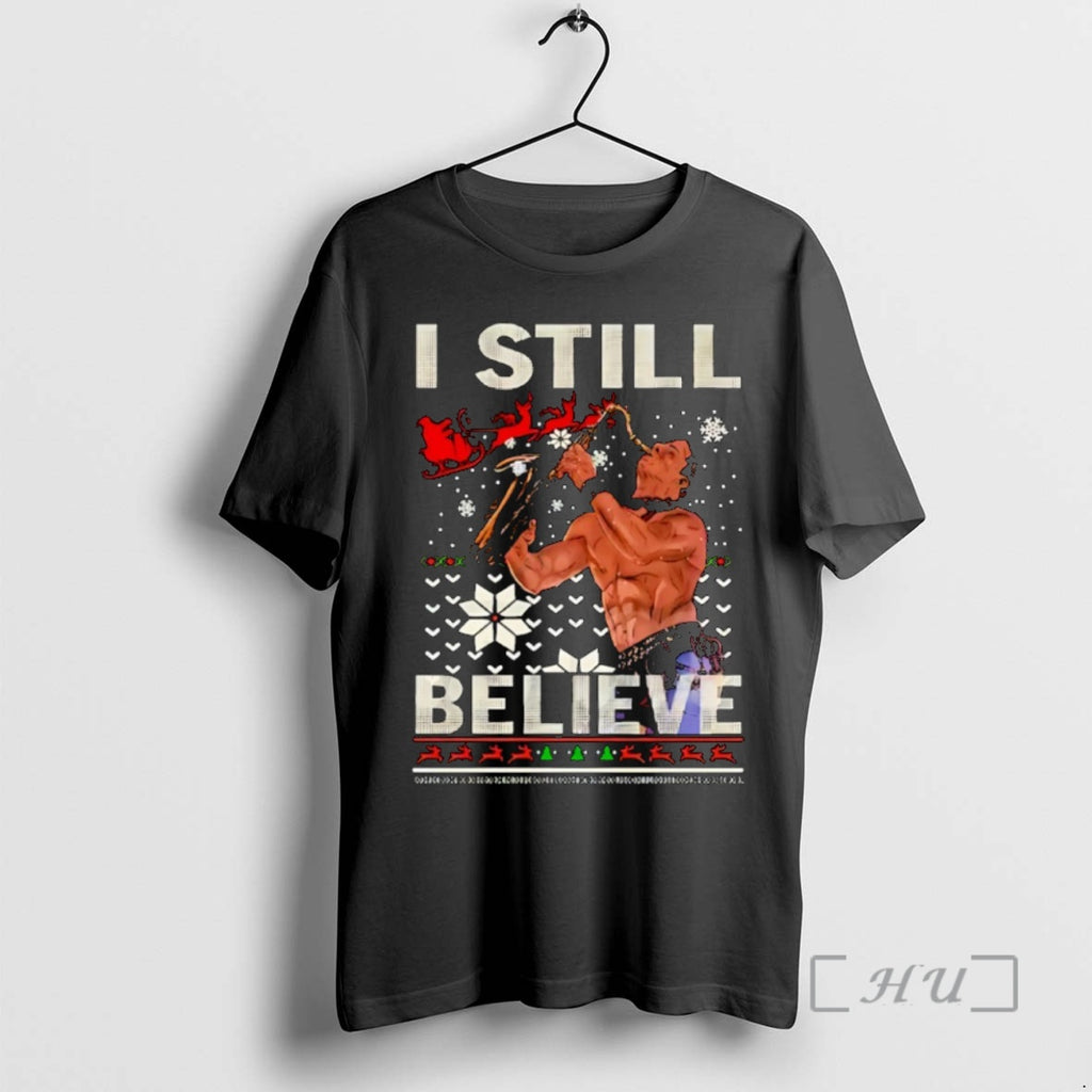 Trending I Still Believe Ugly Christmas Shirt Hoodie Sweatshirt | PurePodTees.com