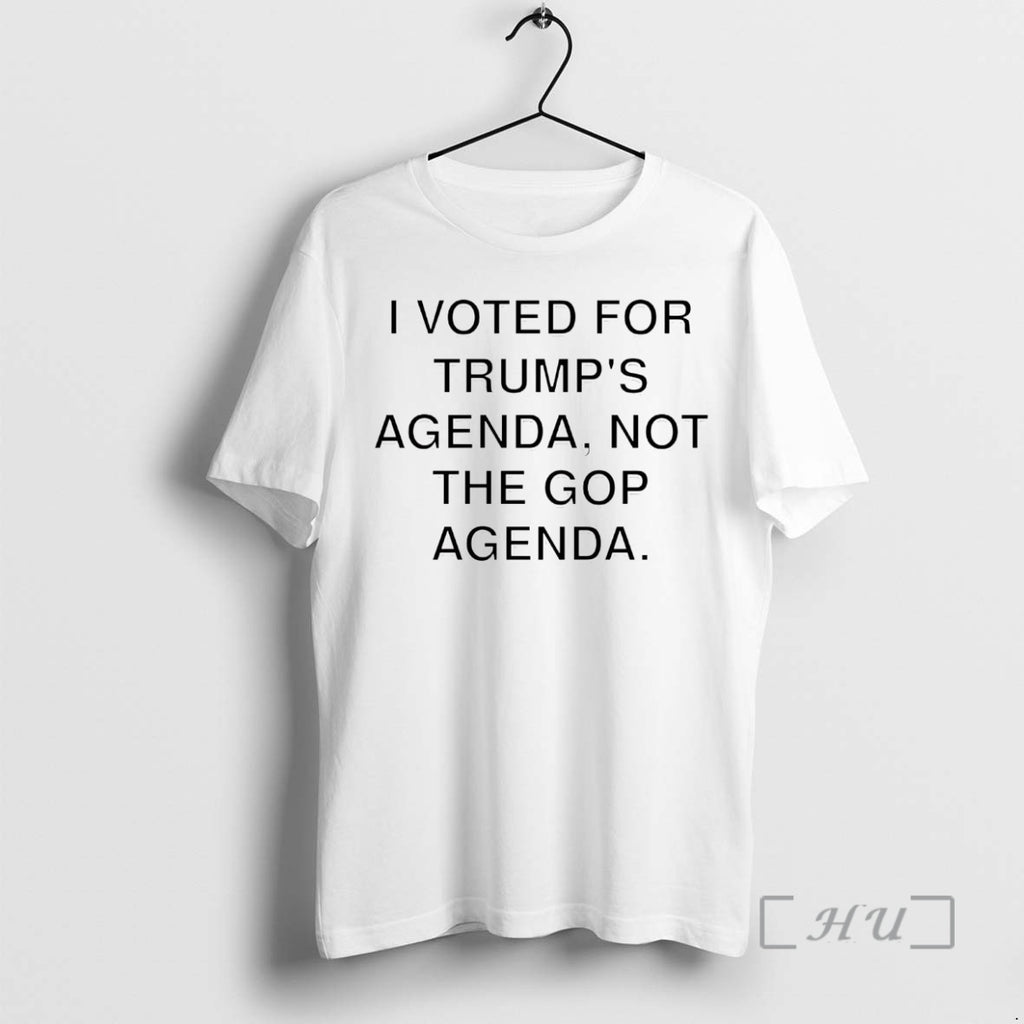 Trending I Voted For Trumps Agenda Not The Gop Agenda Shirt Hoodie Sweatshirt | PurePodTees.com