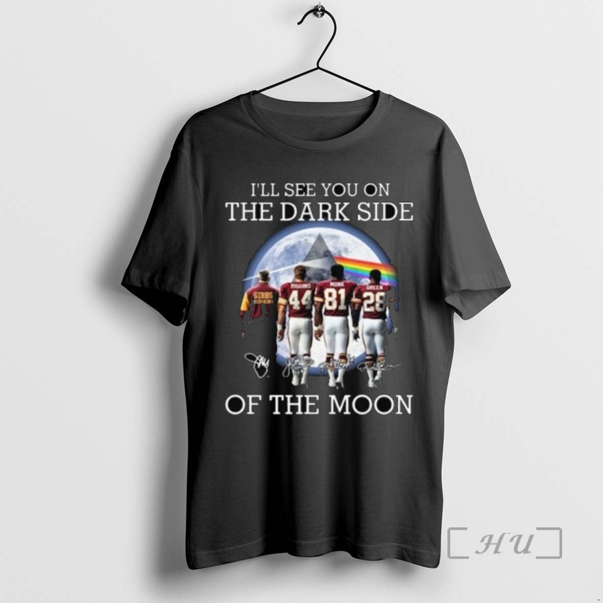 Trending Ill See You On The Dark Side Of The Moon Washington Redskins Legends Signatures Shirt Hoodie Sweatshirt