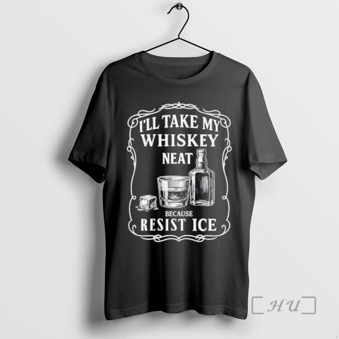 Trending Ill Take My Whisky Neat Fuck Ice Shirt Hoodie Sweatshirt | PurePodTees.com