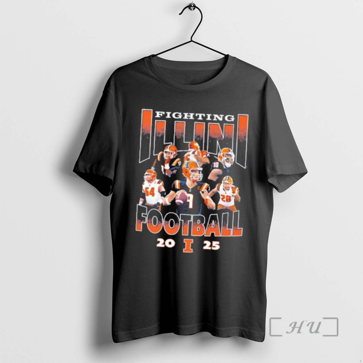 Trending Illinois Football Captains 2025 Shirt Hoodie Sweatshirt | PurePodTees.com