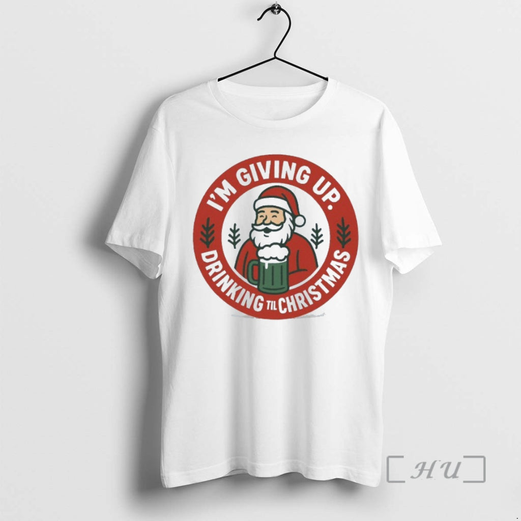 Trending Im Giving Up Drinking Til Santa Christmas Philadelphia Phillies Shirt Hoodie Sweatshirt | PurePodTees.com