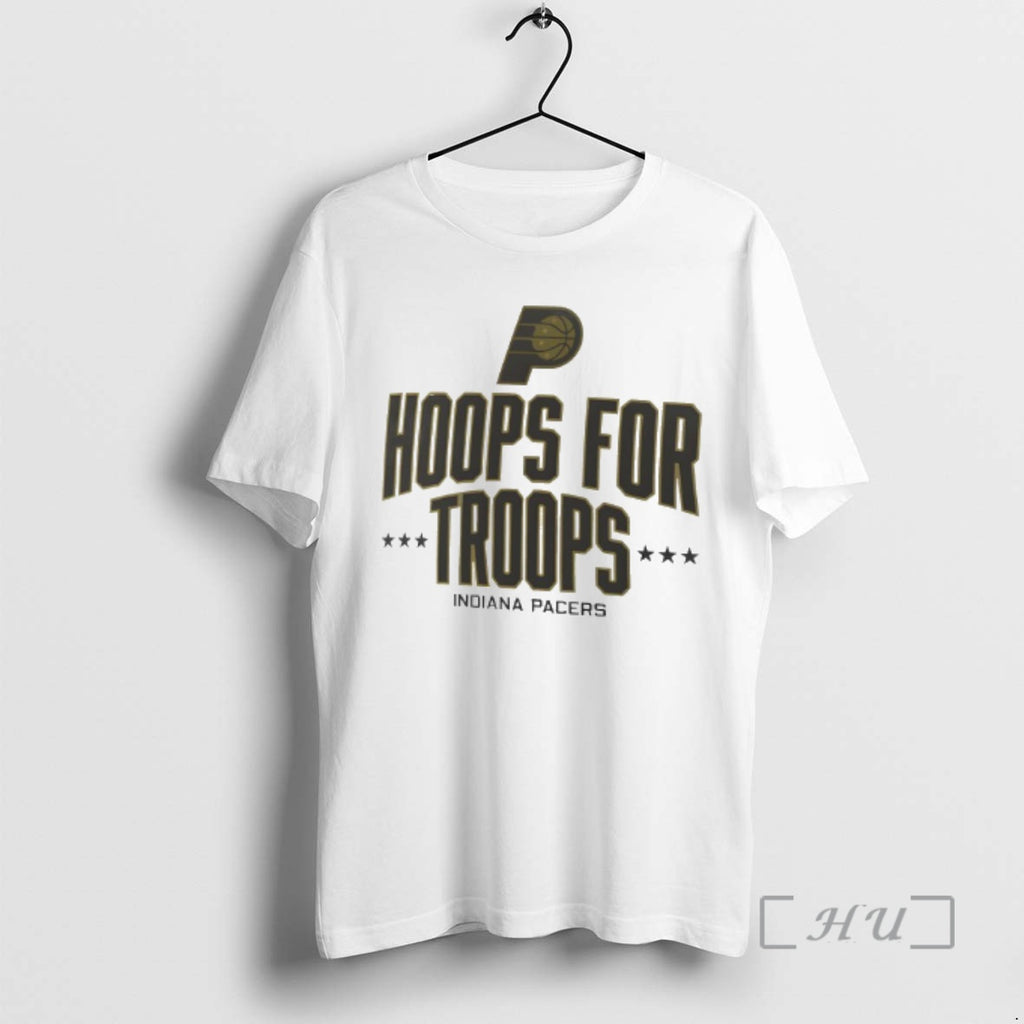 Trending Indiana Pacers Hoops For Troops Shirt Hoodie Sweatshirt | PurePodTees.com