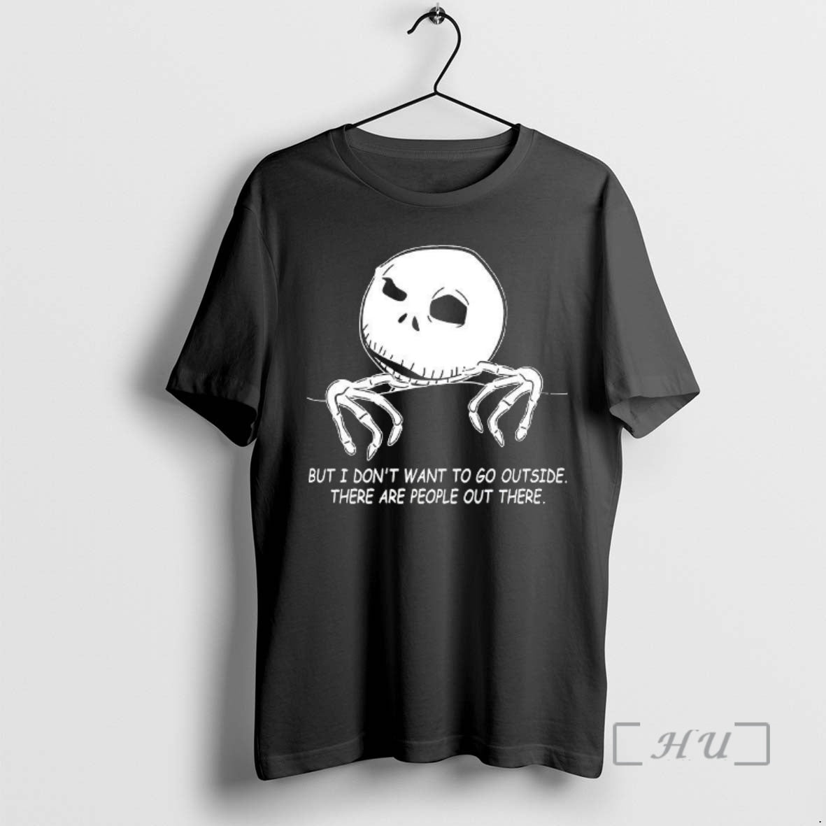 Trending Jack Skellington But I Dont Want To Go Outside Shirt Hoodie Sweatshirt | PurePodTees.com