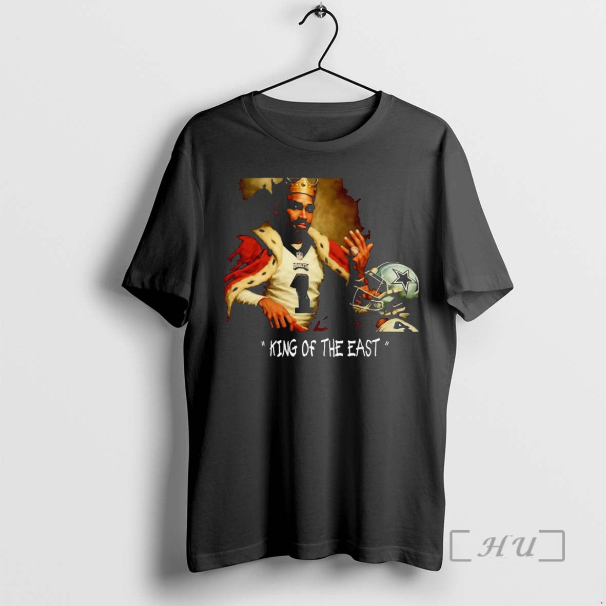 Trending Jalen Hurts King Of The East Dallas Cowboys Servants Shirt Hoodie Sweatshirt | PurePodTees.com