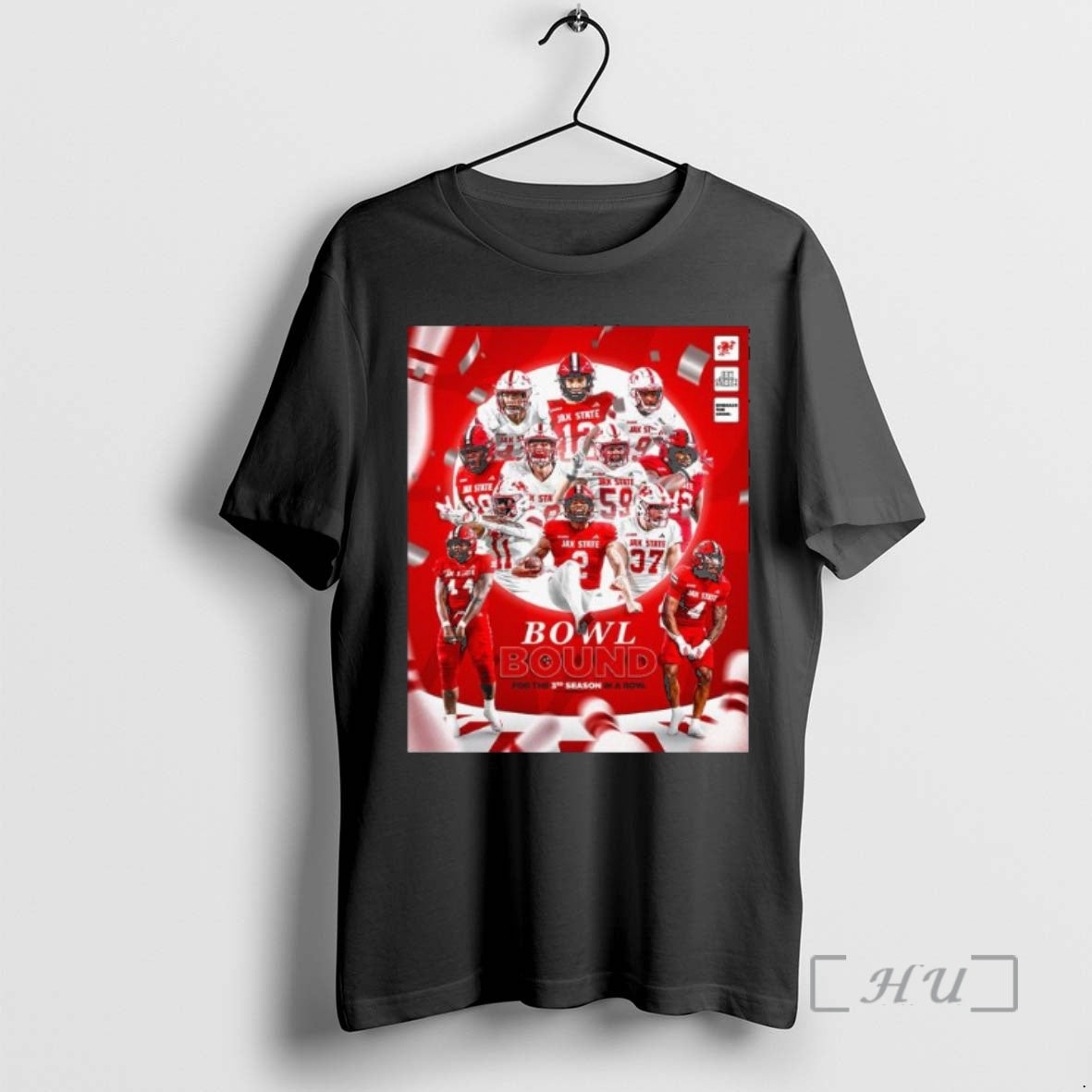 Trending Jax State Gamecocks 2025 Bowl Bound For The 3rd Season In A Row Premium Shirt Hoodie Sweatshirt | PurePodTees.com