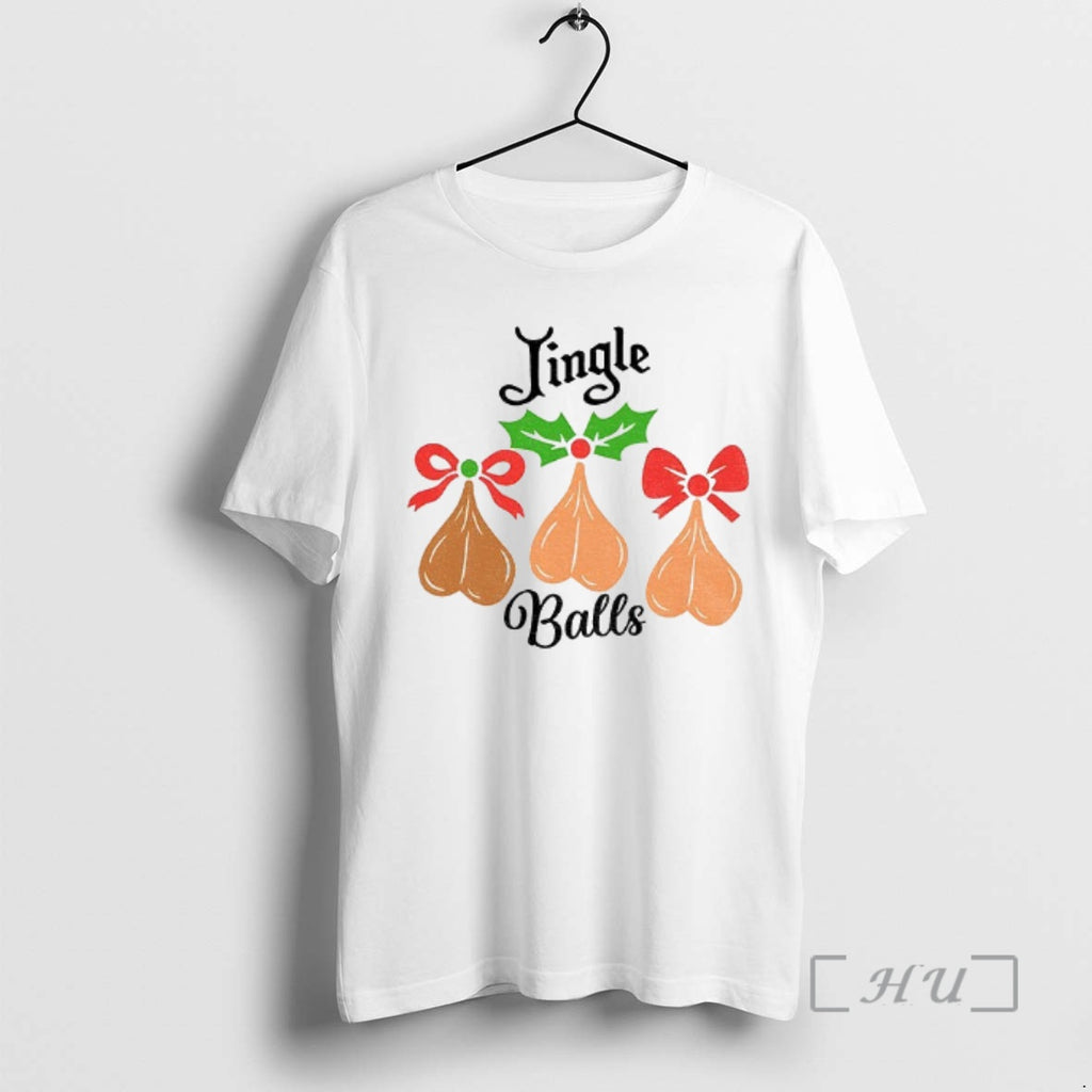 Trending Jingle Balls Funny Christmas Jumper Shirt Hoodie Sweatshirt | PurePodTees.com