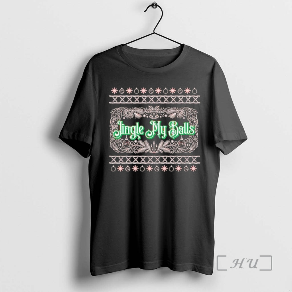 Trending Jingle My Balls Ugly Christmas 2025 Shirt Hoodie Sweatshirt | PurePodTees.com