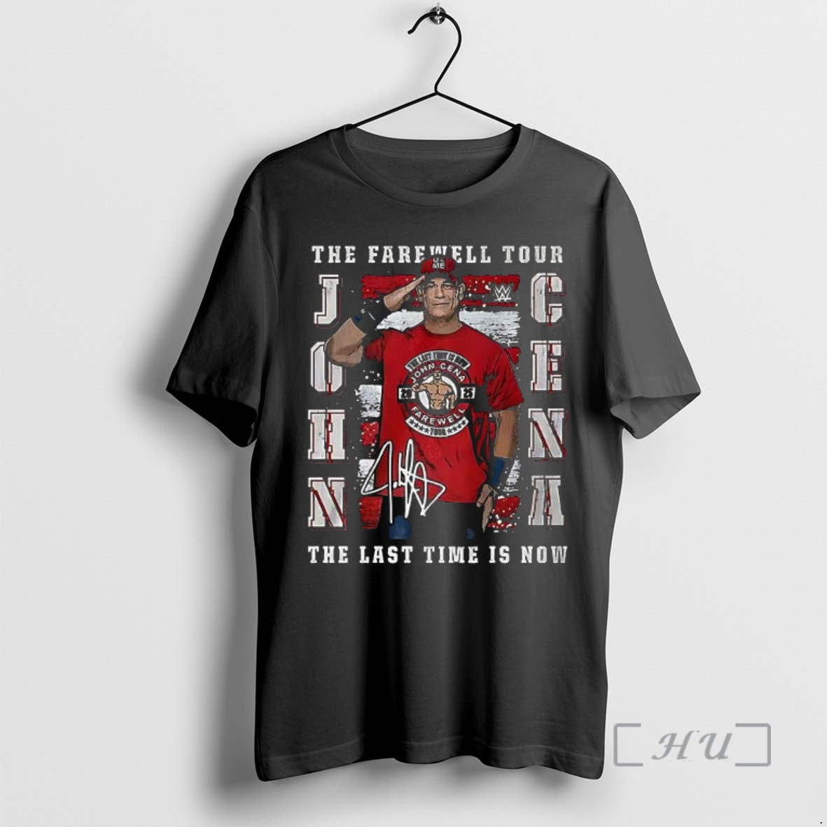 Trending John Cena The Farewell Tour The Last Time Is Now 2025 Signature Premium Shirt Hoodie Sweatshirt | PurePodTees.com