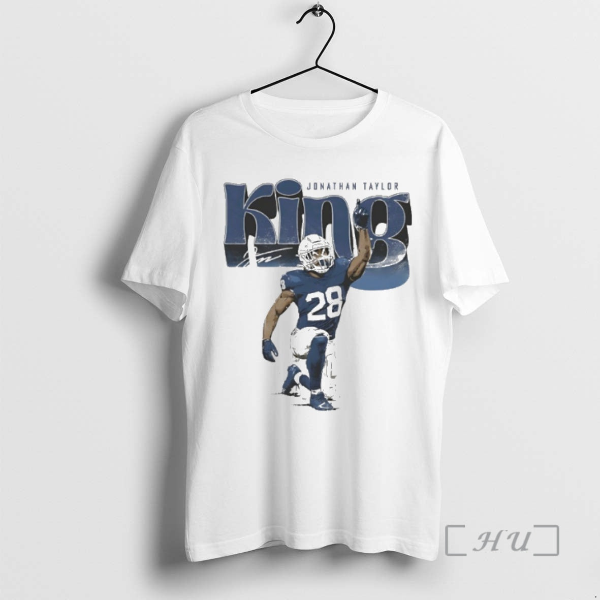 Trending Jonathan Taylor King Indianapolis Colts Pose Star Signature Shirt Hoodie Sweatshirt | PurePodTees.com