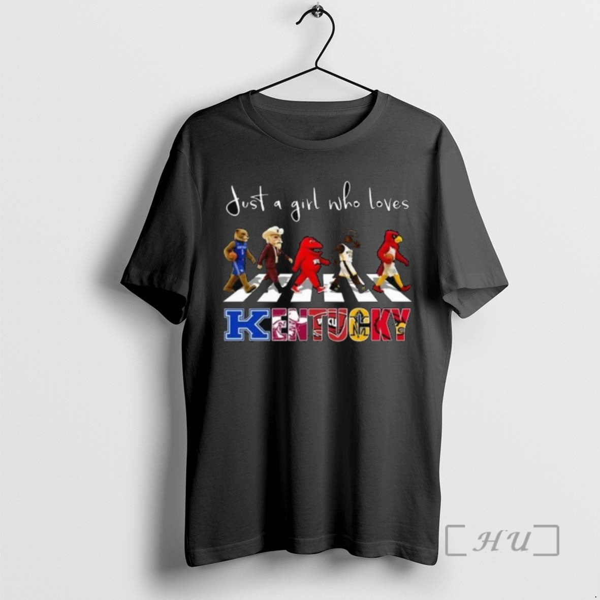 Trending Just A Girl Who Loves Mascot Kentucky City Sports All Team 2025 Long Sleve Shirt Hoodie Sweatshirt | PurePodTees.com