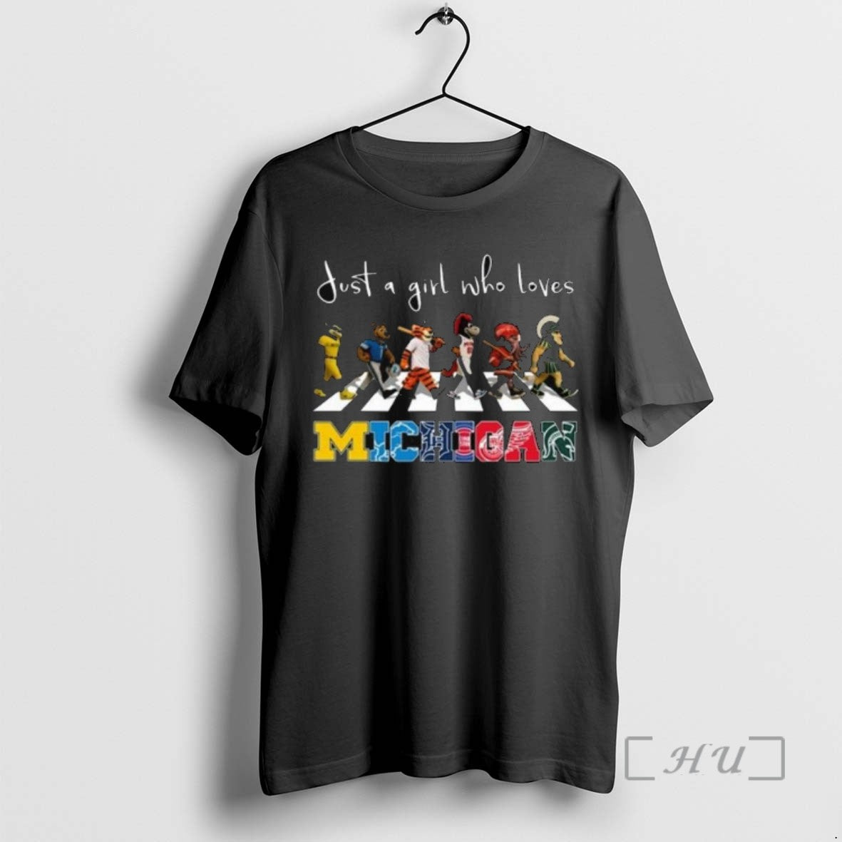 Trending Just A Girl Who Loves Mascot Michigan City Sports All Team 2025 Long Sleve Shirt Hoodie Sweatshirt | PurePodTees.com