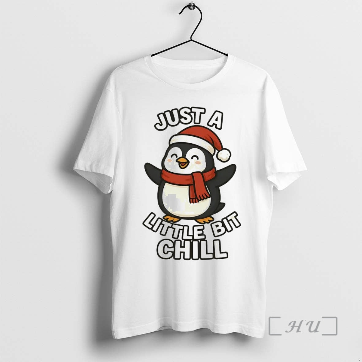 Trending Just A Little Bit Chill Penguin Christmas Shirt Hoodie Sweatshirt | PurePodTees.com