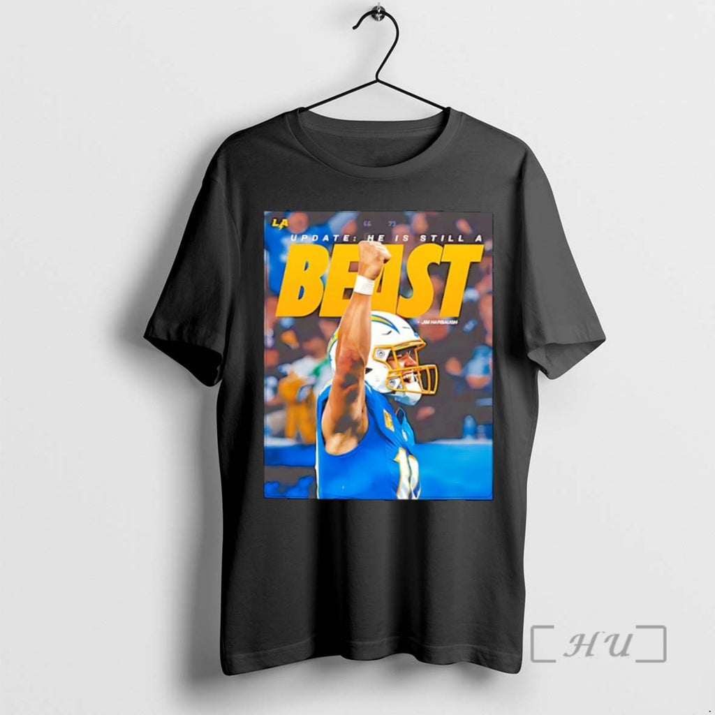 Trending Justin Herbert Still A Beast Photo Shirt Hoodie Sweatshirt | PurePodTees.com