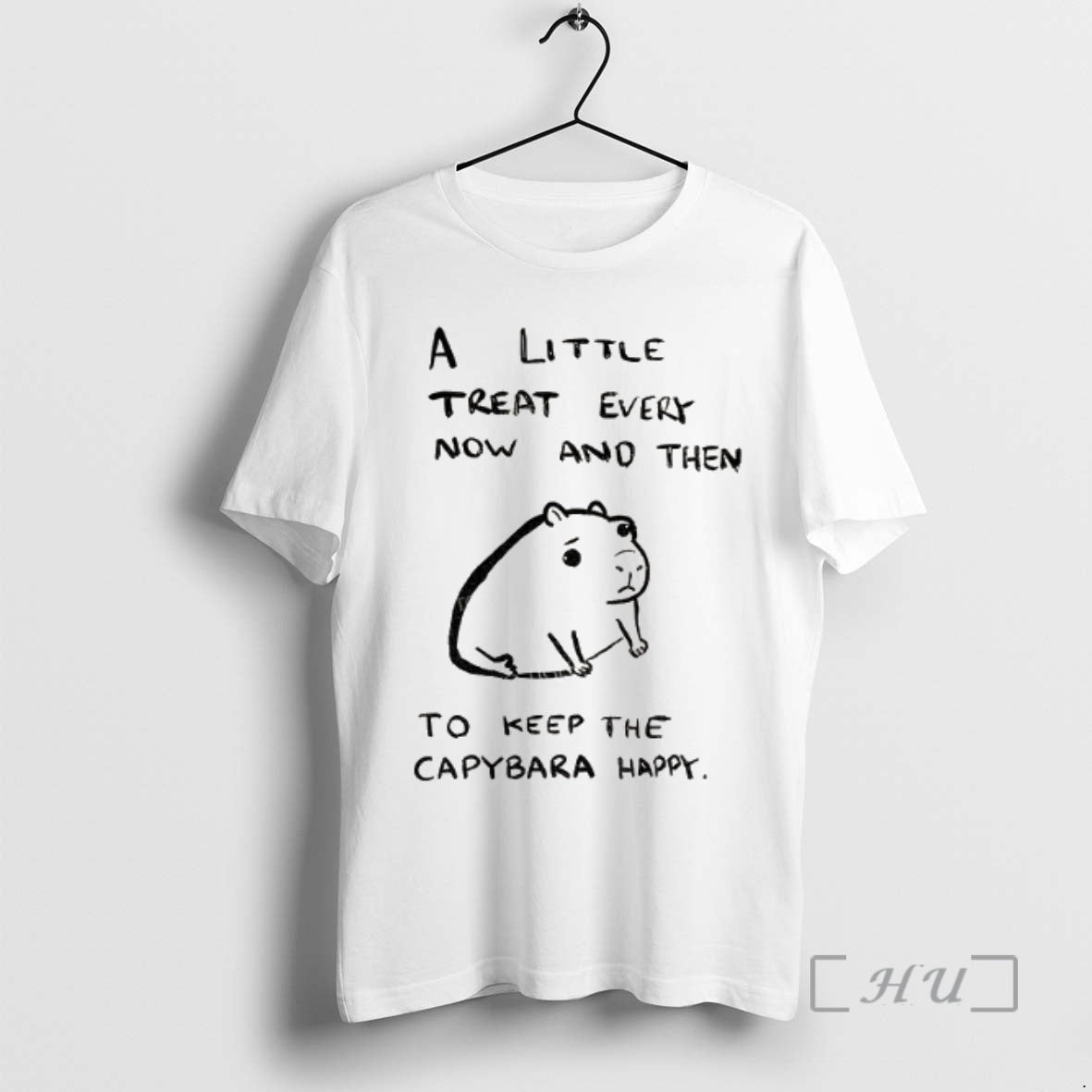 Trending Keep Capybara Happy A Little Treat Every Now And Then To Keep The Capybara Shirt Hoodie Sweatshirt | PurePodTees.com