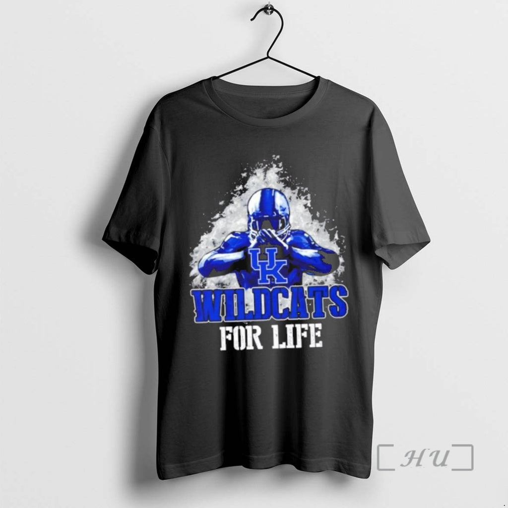 Trending Kentucky Wildcats Football For Life Shirt Hoodie Sweatshirt | PurePodTees.com