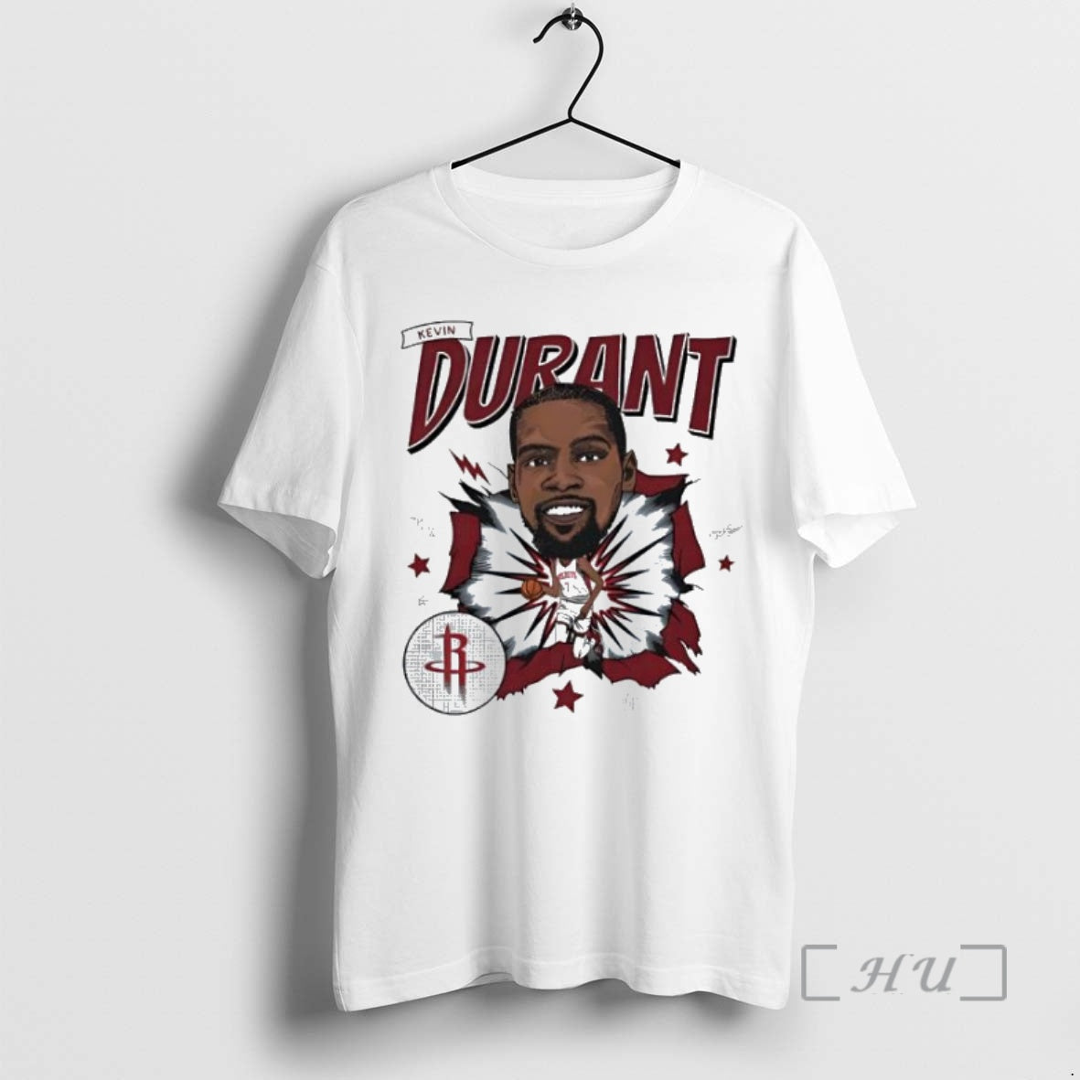 Trending Kevin Durant Houston Rockets Caricature Shirt Hoodie Sweatshirt | PurePodTees.com