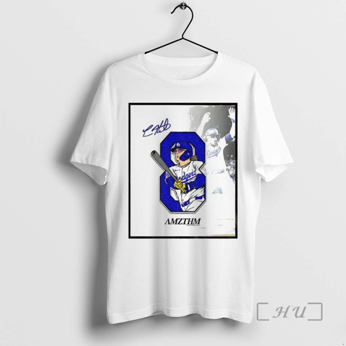 Trending Kike Hernandez 8 Amzthm Los Angeles Dodgers Mlb Baseball Players 2025 Signature Premium Shirt Hoodie Sweatshirt