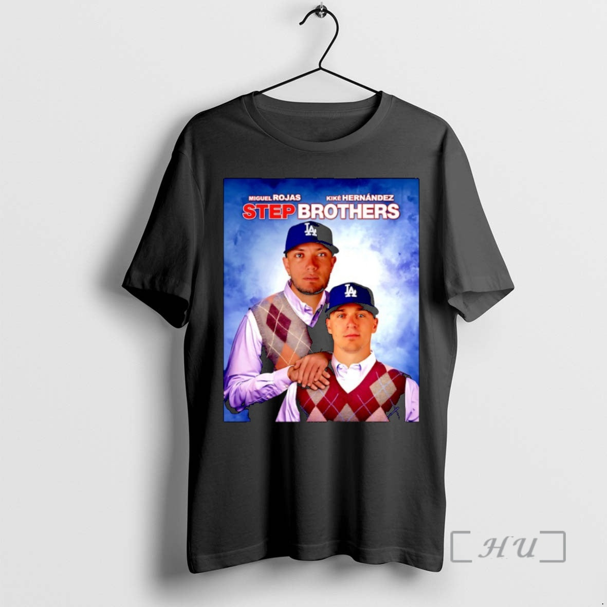 Trending Kike Hernandez And Miguel Rojas Step Brothers Los Angeles Dodgers Mlb Shirt Hoodie Sweatshirt | PurePodTees.com