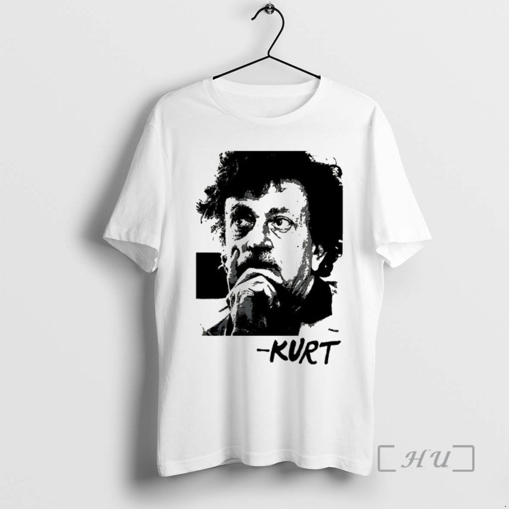 Trending Kurt Vonnegut Portrait Tribute Retro Shirt Hoodie Sweatshirt | PurePodTees.com