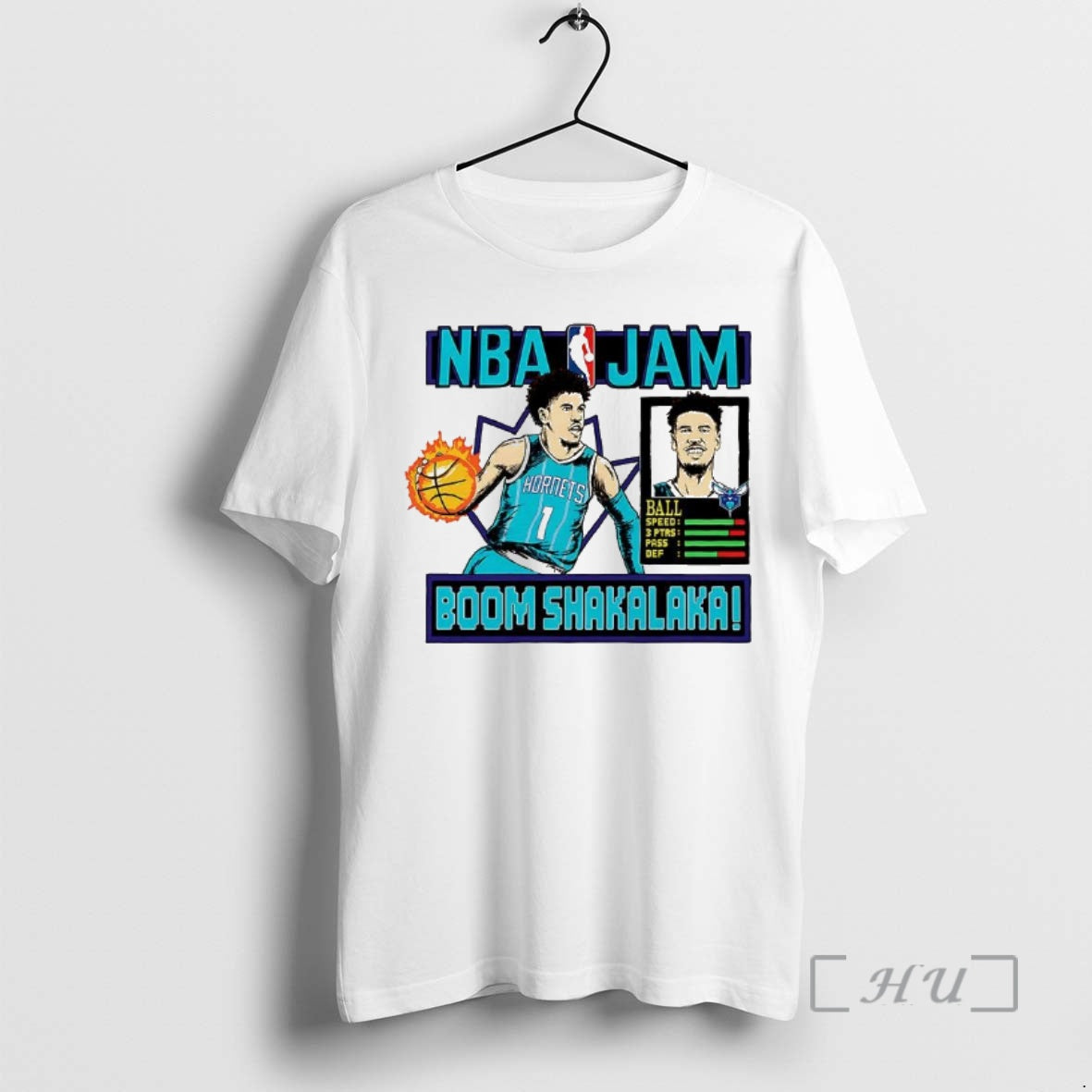 Trending Lamelo Ball Charlotte Hornets Nba Jam Boom Shakalaka Shirt Hoodie Sweatshirt | PurePodTees.com