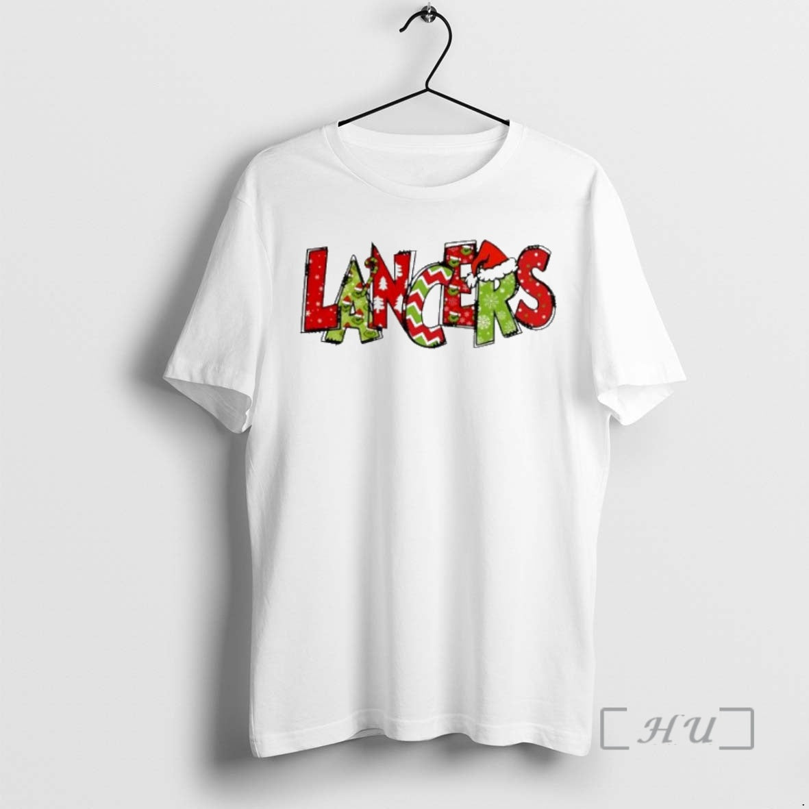 Trending Lancers Grinch Christmas Text Shirt Hoodie Sweatshirt | PurePodTees.com